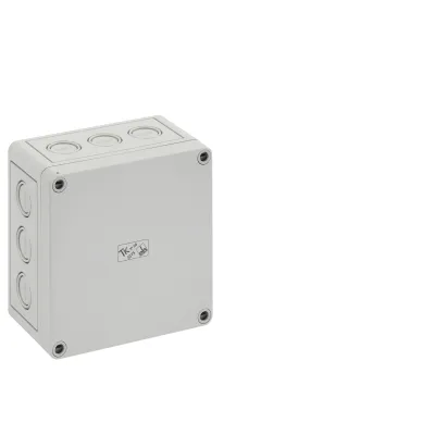 Spelsberg Leergehäuse TK PS 1313-7-m | Kunststoff IP66 | 130x130x75mm | geschlossen | grau RAL7035 | Innenbereich