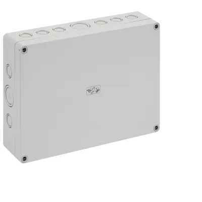 Spelsberg Leergehäuse TK PS 2518-6f-m | IP66 Kunststoff Wandgehäuse | 254x180x63 mm | grau RAL 7035 | Innenmontage