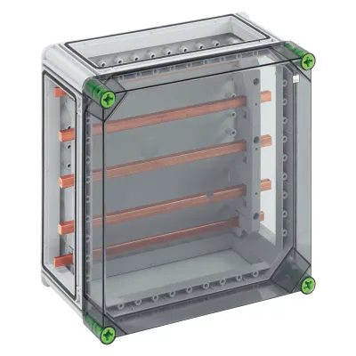 Spelsberg GSi 253 Sammelschienengehäuse 5-polig | 250A | IP65 | Kunststoff | 320x320x179mm | transparenter Deckel