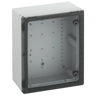 Spelsberg Schaltschrank GEOS-S 4050-22-to | IP66 | Polycarbonat | 400x500x226 mm | grau | Sichttür | Außenmontage