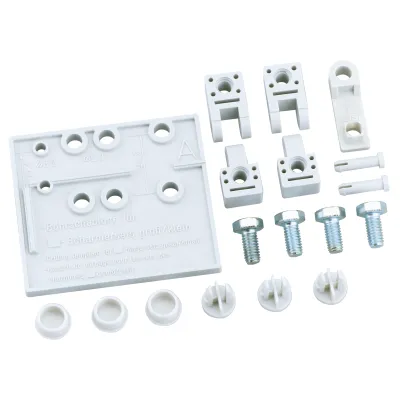 Spelsberg Außenscharnier-Set ASS-gro 19000501 | Für AK-Gehäuse ab 300x150mm | Kunststoff | inkl. Bohrschablone