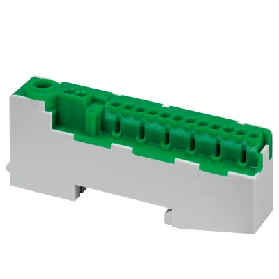 Spelsberg Hauptleitungsklemme KLS PE 1/14-SL 79032201 | 15-polig | schraubenlos & schraubbar | 80A 500V | grün