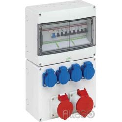 Spelsberg STV1224-K Steckdosenkombination IP44 73142401 250x400x122mm