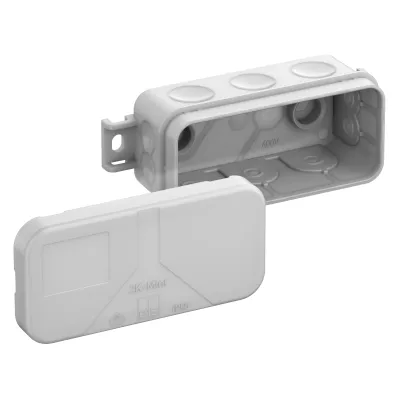 Spelsberg Abzweigdose 2K-Mini AB-L 34590801 | IP55 Verbindungsdose | 89x43x38mm | 2,5mm² | 12 Einführungen | grau