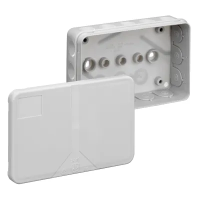 Spelsberg Verbindungsdose 2K-16-L 34691601 | Abzweigdose IP55 | 130x85x37mm | 2,5mm² | 19 Einführungen | grau