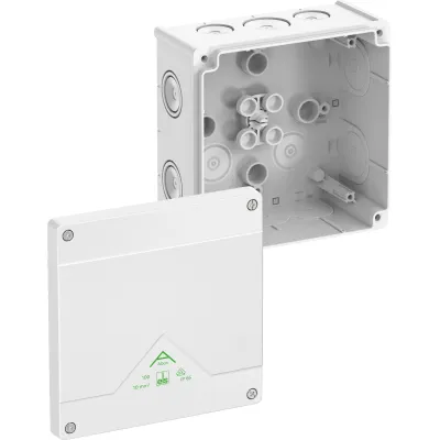 Spelsberg Abzweigkasten Abox 100-L/w | IP66 | 152x152x80 mm | Kunststoff | 10 mm² | Wand-/Deckenmontage | weiß