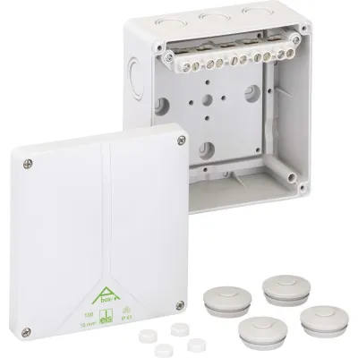 Spelsberg Abzweigkasten Abox-i 100-10² 49041001 | IP65 | 140x140x79 mm | 10 mm² | Kunststoff | grau