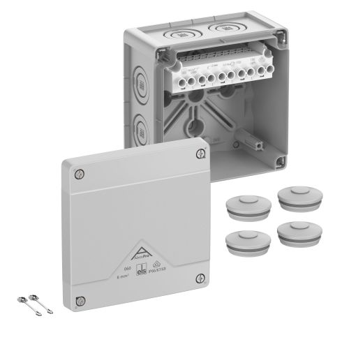 Bild: SPELSBERG Verbindungsdose Abox Pro 060-6² IP66/IP67/IP69