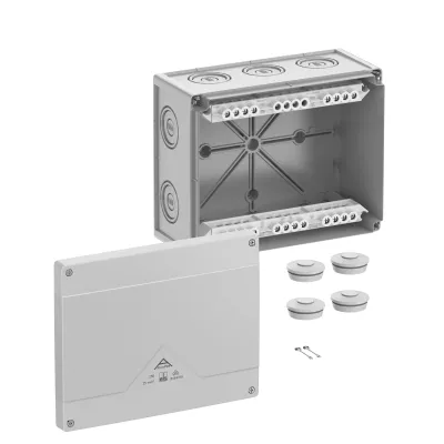 Spelsberg Abzweigkasten Abox Pro 250-25² IP66/IP67/IP69 | 5-polig 25mm² | 252x202x120mm | Kunststoff grau