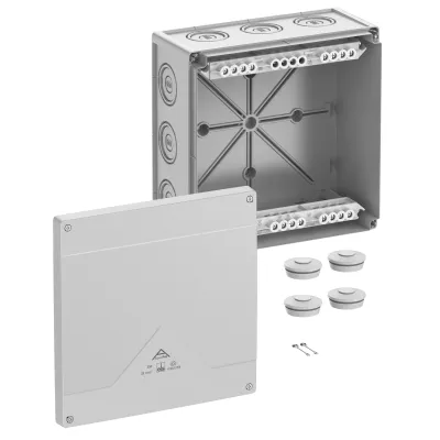 Spelsberg Abzweigkasten Abox Pro 350-35² | IP66/IP67/IP69 | 5-polig 35mm² | 252x252x120mm | Kunststoff | grau