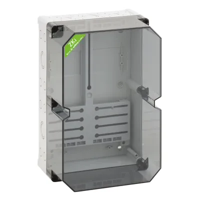 Spelsberg Zählergehäuse ZKI1 | Aufputz | IP65 | 250x370x193 mm | für Drehstromzähler | Kunststoff | grau