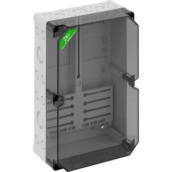 Spelsberg Zählergehäuse IP 65 m. tr. Deckel ZKi 1-f