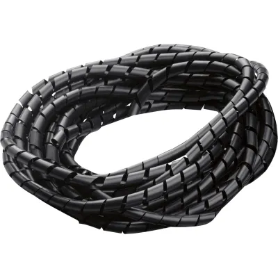 Cimco Spiralband 186222 | Spiralschlauch Ø10mm | Kabelbündelung | Halogenfrei | Schwarz