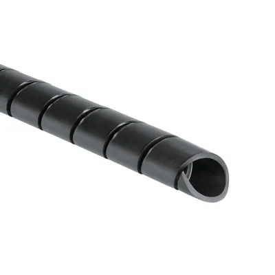 HellermannTyton Spiralschlauch SBPE9D-PE-BK 161-41204 | Kabelbündelung 9mm | Polyethylen | 5m | schwarz