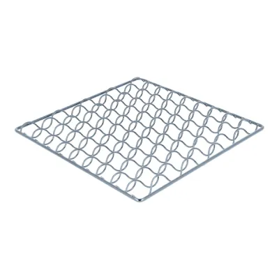 Metaltex Spiraltopfuntersetzer 202918000 | Topfuntersetzer hitzebeständig & stabil | 18x18 cm | Draht/Epoxy | grau