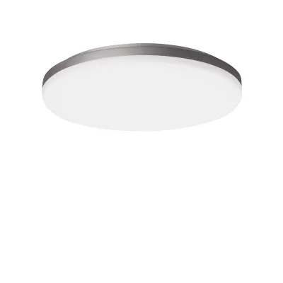 SPITTLER LED-Decken- und Wandleuchte WL220 3105557 | 15W/10W | 220mm rund | 3000/4000K | 1550lm | IP20 | grau metallic
