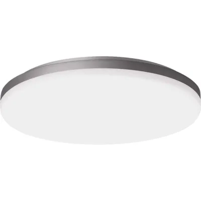 SPITTLER LED-Decken- und Wandleuchte WL220 3105557 | 15W/10W | 220mm rund | 3000/4000K | 1550lm | IP20 | grau metallic