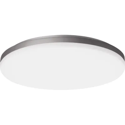 SPITTLER LED-Decken- und Wandleuchte WL220 3105557 | 15W/10W | 220mm rund | 3000/4000K | 1550lm | IP20 | grau metallic