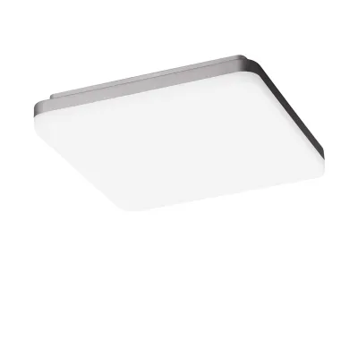 SPITTLER LED-Wand- und Deckenleuchte WL260 | 18-24W | 3000K/4000K | 2720lm | Aluminium grau | 260x260mm