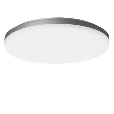 SPITTLER LED-Wand- und Deckenleuchte WL400 3105561 | 29-38W | 3000/4000K | rund | 390mm | opalweiß | grau metallic