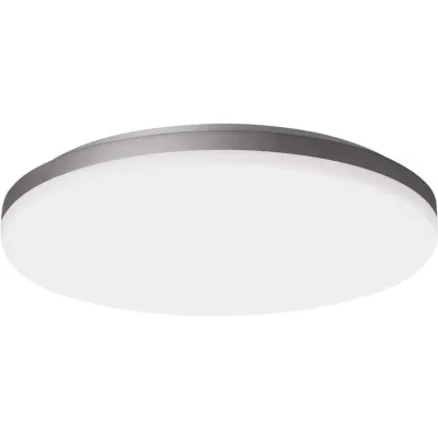 SPITTLER LED-Wand- und Deckenleuchte WL400 3105561 | 29-38W | 3000/4000K | rund | 390mm | opalweiß | grau metallic