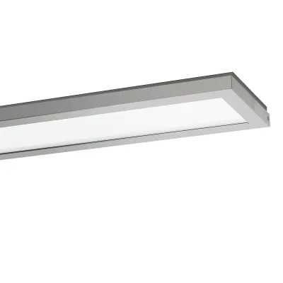 Performance in Light LED-Anbauleuchte SL629 54W | 5810lm | 4000K neutralweiß | DALI dimmbar | RAL9006 silber