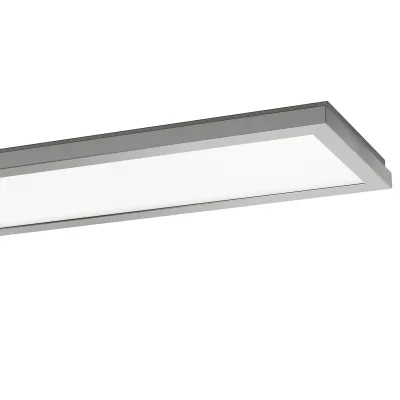 Performance in Lighting LED-Anbauleuchte SL630 49W | 6140lm | DALI | 4000K neutralweiß | BAP | 1574x373mm | grau