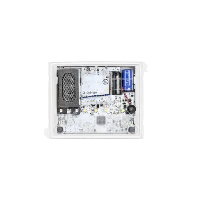 Grothe Audio-Türlautsprecher TL 1083/38 | 2VOICE-Technologie | 2 Klingeltasten | Bus-System | Aluminium | weiß