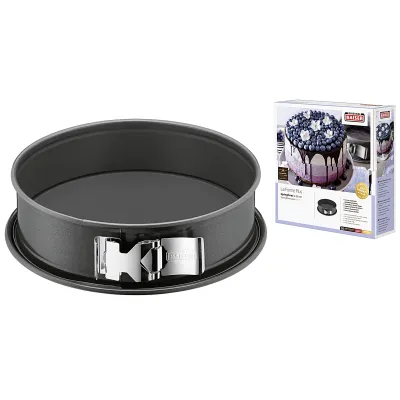 ORIGINAL KAISER Springform La Forme Plus 30 cm | SafeClick | antihaft | schnittfest | auslaufsicher | grau