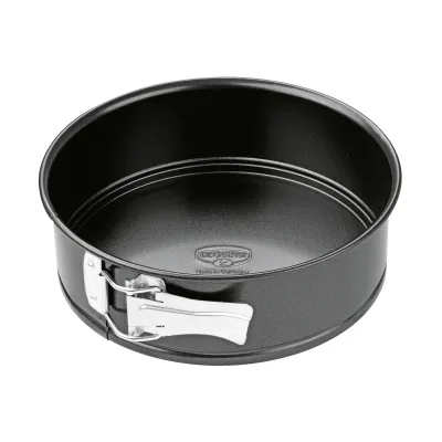 Dr. Oetker Springform 2530 | Kuchenbackform Ø 20 cm | Antihaftbeschichtung | Stahl | schwarz | rund | Backform