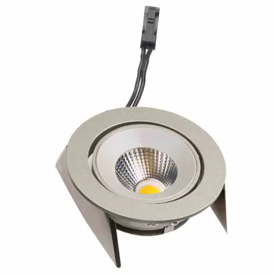 Hera LED-Einbaustrahler SR 68 | 4,8W | 3000K warmweiß | schwenkbar | Chrom matt | Ø 80mm | Bewegungssensor