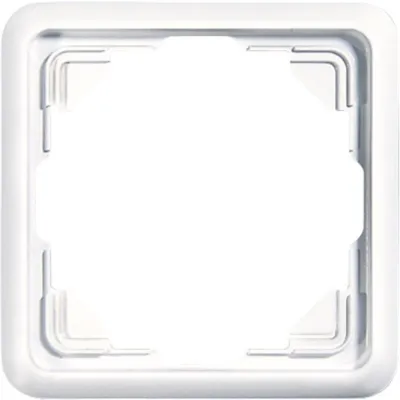 JUNG Rahmen 3-fach 5583 ST550 | Abdeckrahmen für waagerechte & senkrechte Kombination | Duroplast | IP20 | weiß