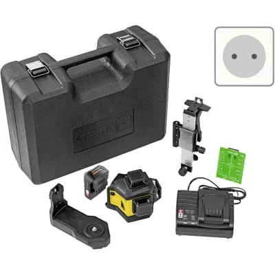 STABILA Multilinien-Laser LAX 600 G #19797 | 12V Akku | 3x 360° grün | 40m Reichweite | IP65 | 0,3mm/m Genauigkeit