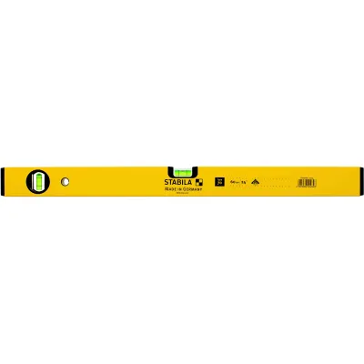 Stabila Wasserwaage Type 70 02282 | 40 cm | Aluminium | 2 Libellen | Präzisions-Messwerkzeug | Gelb