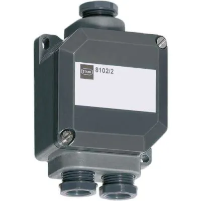 STAHL Abzweigdose 8102/21-31 | Ex e | explosionsgeschützt | 5 Klemmen 4mm² | IP66 | Kunststoff dunkelgrau | 116x71x45mm