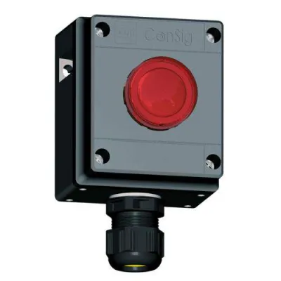 STAHL Leuchtmelder 8040/1180X-54C06SXXX | Befehls- und Meldegerät | IP66 | Ex-geschützt Zone 1/2/21/22 | grau