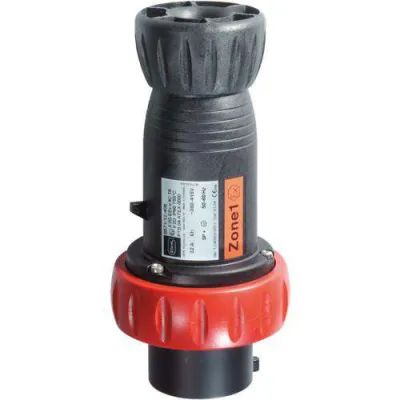 STAHL Explosionsgeschützter CEE-Stecker 8571/12-506-S#275682 | 32A | 5-polig | 400V 6h | IP66 | Kunststoff | rot