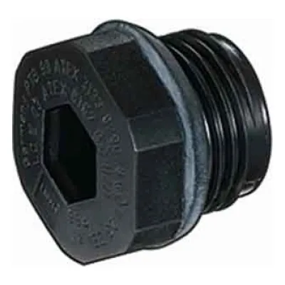 STAHL Verschlussstopfen 8290/3-M20 #143522 | Ex-e | M20x1,5 | Polyamid schwarz | schlagfest | Zone 1/2/21/22