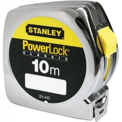 Stanley Bandmass Powerlock Ku-Gehäuse 25mm/10 Meter 0-33-442