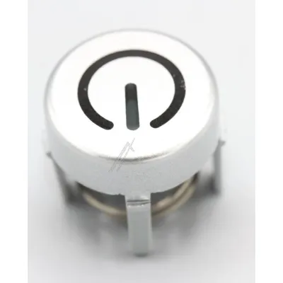 Start/Ein/Aus Taste für Geschirrspüler Whirlpool Indesit 488000299130 Chrom PLP2