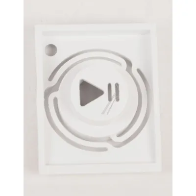 Start-/Pause-Taste für Whirlpool Waschmaschine 488000510758 Knopf weiß