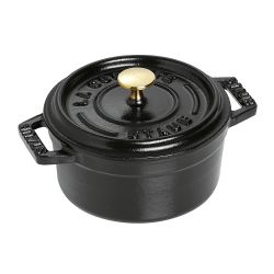 Staub Mini-Cocotte schw.10cm