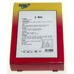 Staubbeutel für Staubsauger Filterclean FL0012K 4+2er Pack