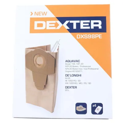 Staubsaugerbeutel DXS98PE für Electrolux AEG 9009234734 4er-Pack