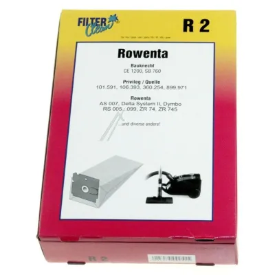 Staubsaugerbeutel für Kühlschrank Filterclean 000068K 5 Stück für Kühlschrank Fi