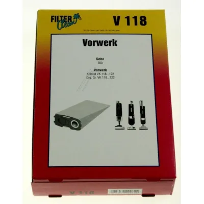 Staubsaugerbeutel für Kühlschrank Filterclean 000082K 5 Stück