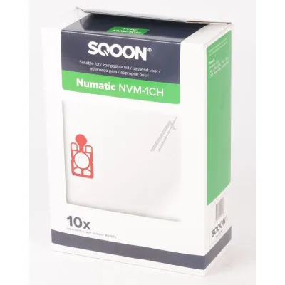 Staubsaugerbeutel für Numatic Staubsauger Sqoon 10 Stück Hepa-Flo