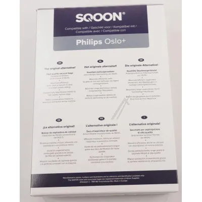 Staubsaugerbeutel für Staubsauger Sqoon 52080-4 4 Stück für Philips Oslo