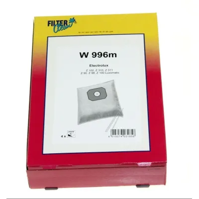 Staubsaugerbeutel + Mikrofilter für Staubsauger Filterclean FL0828K 4 Stück Set