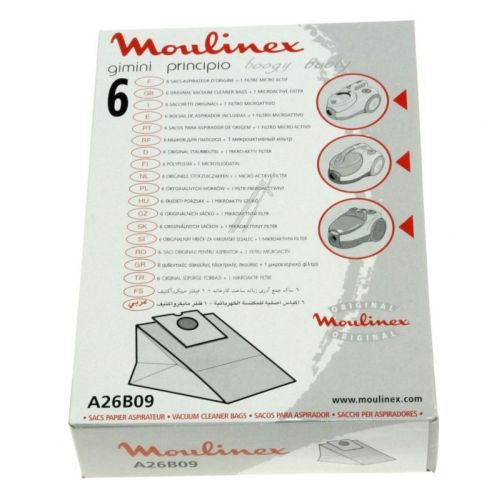 Bild: Staubsaugerbeutel-Set für Groupe Seb Staubsauger A26B09 Boogy/Gimini/Principio